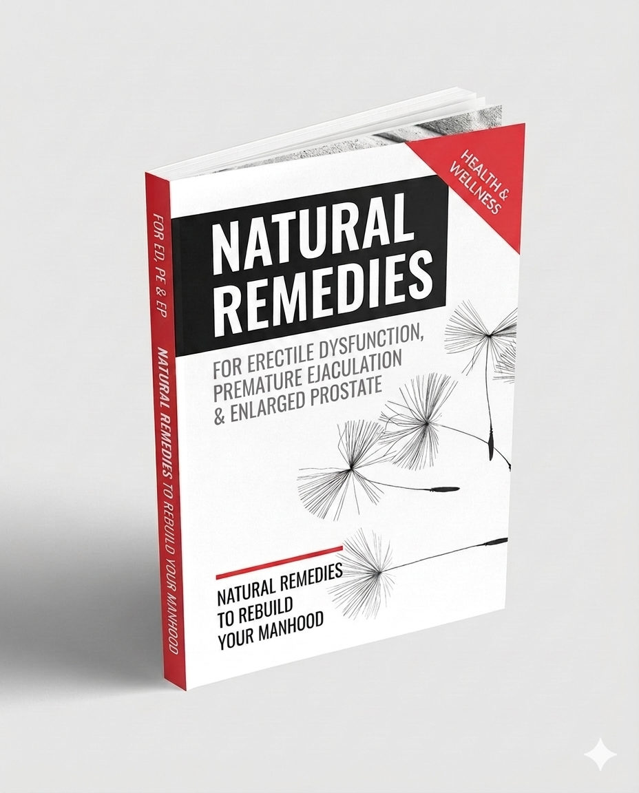 Natural Remedies for ED PE and Enlarged Prostate